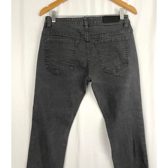 Black Denim Jeans 30 x 30 Stretch Men's Reaction Kenneth Cole Slim Fit - Picture 1 of 13